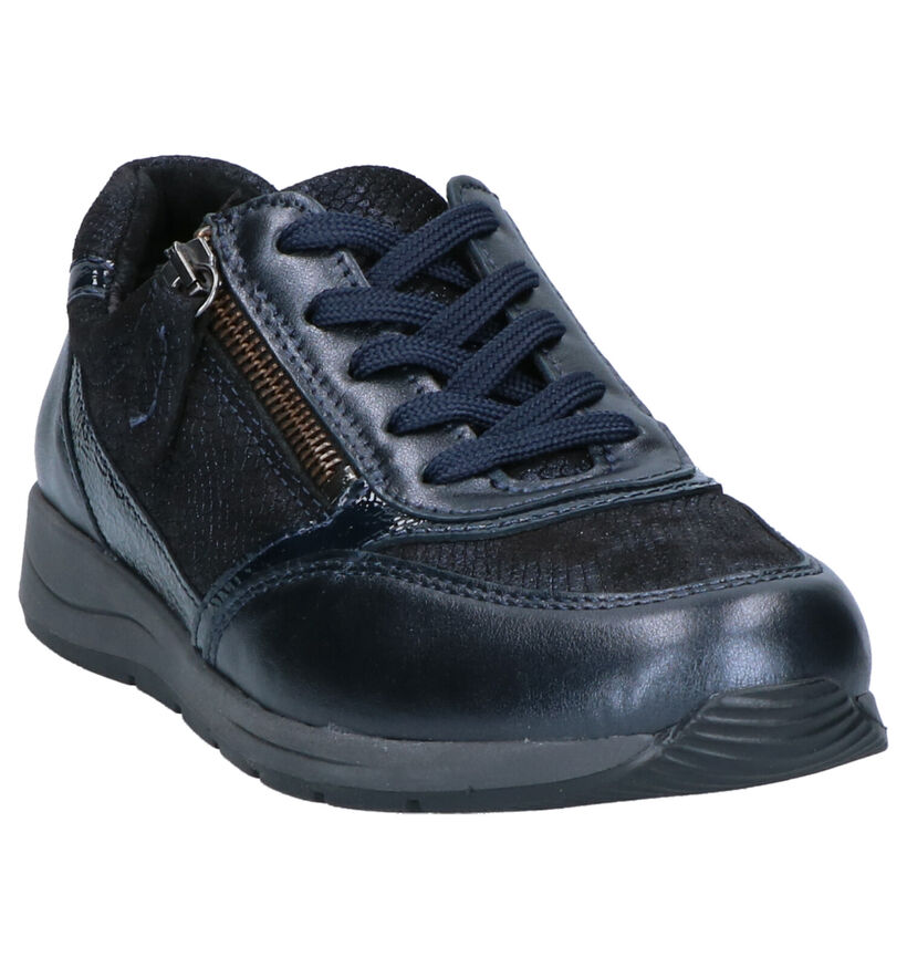 Mirel Chaussures &agrave; lacets en Bleu fonc&eacute; en cuir (256435)