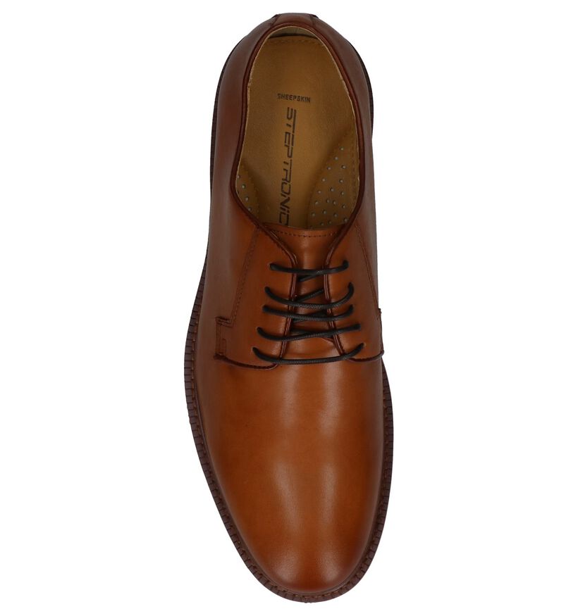 Steptronic Banbury Cognac Geklede Veterschoenen in leer (259268)