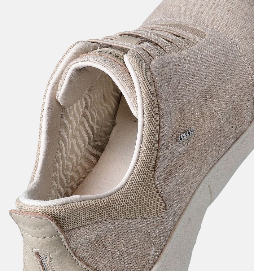 Geox Nebula 2.0 Baskets en Taupe pour femmes (353781) - pour semelles orthopédiques