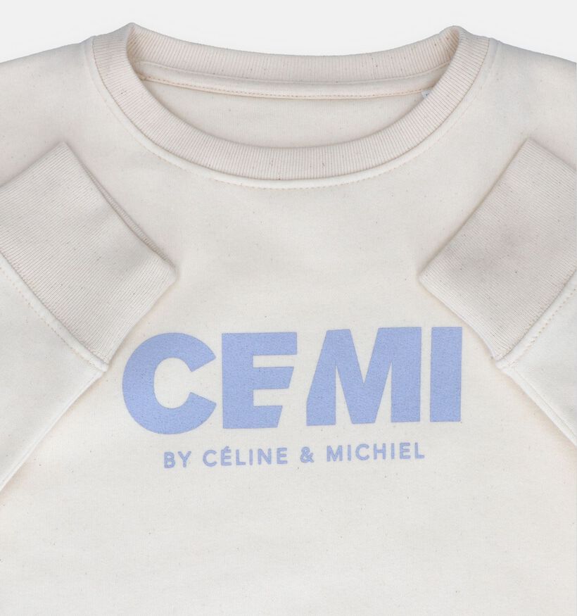 CEMI Mini Cruise Beige Sweatshirt voor jongens, meisjes (341804)