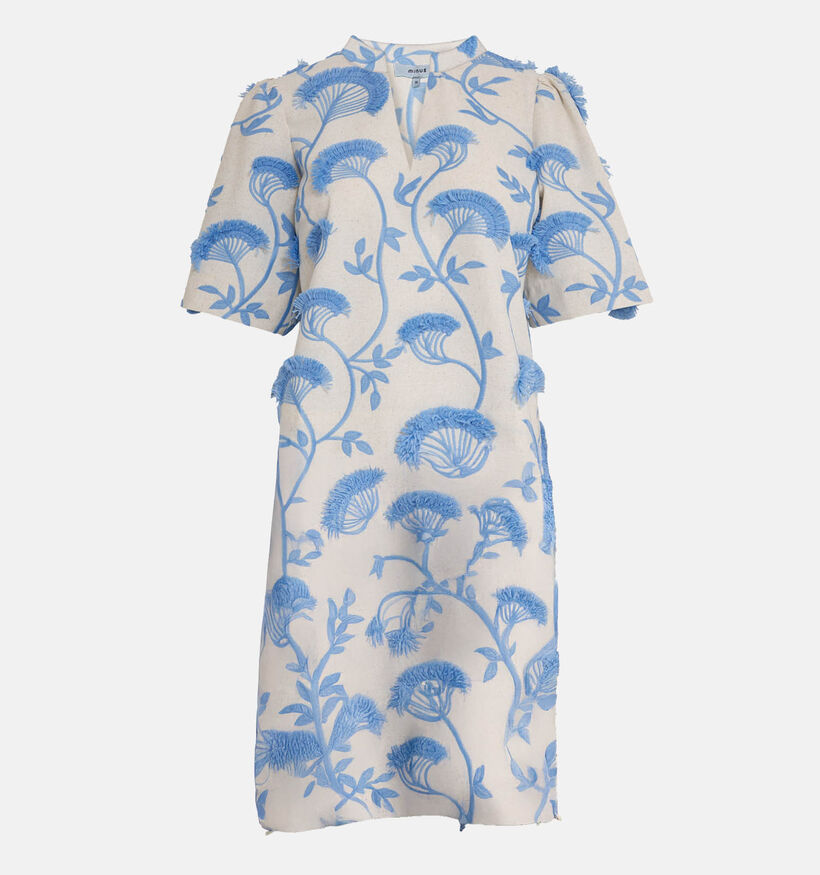 Minus Misja Skyway Blue Ecru/Blauwe Jurk voor dames (371824)