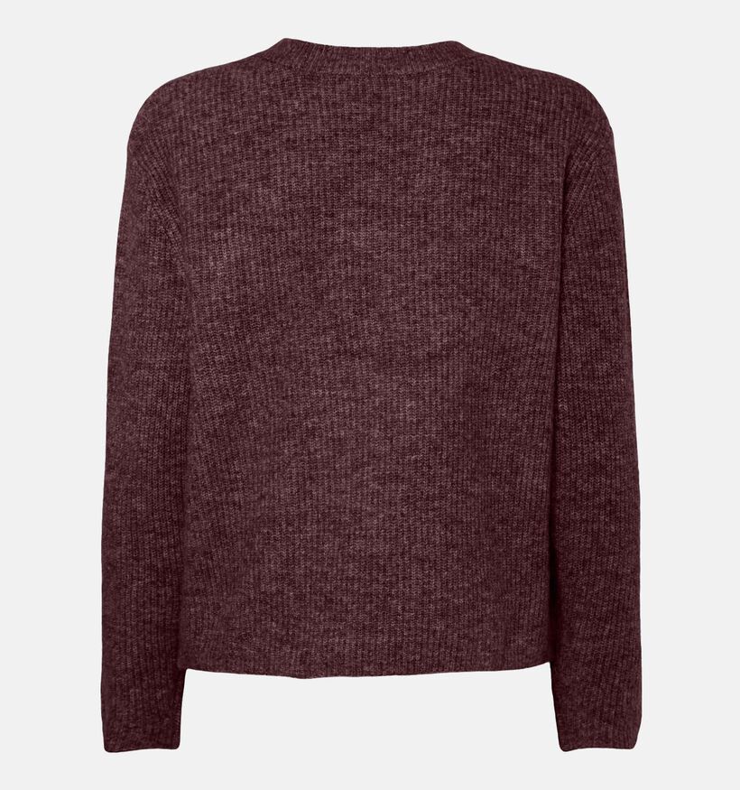 Pieces Silly Tie Front Bordeaux Trui voor dames (361133)
