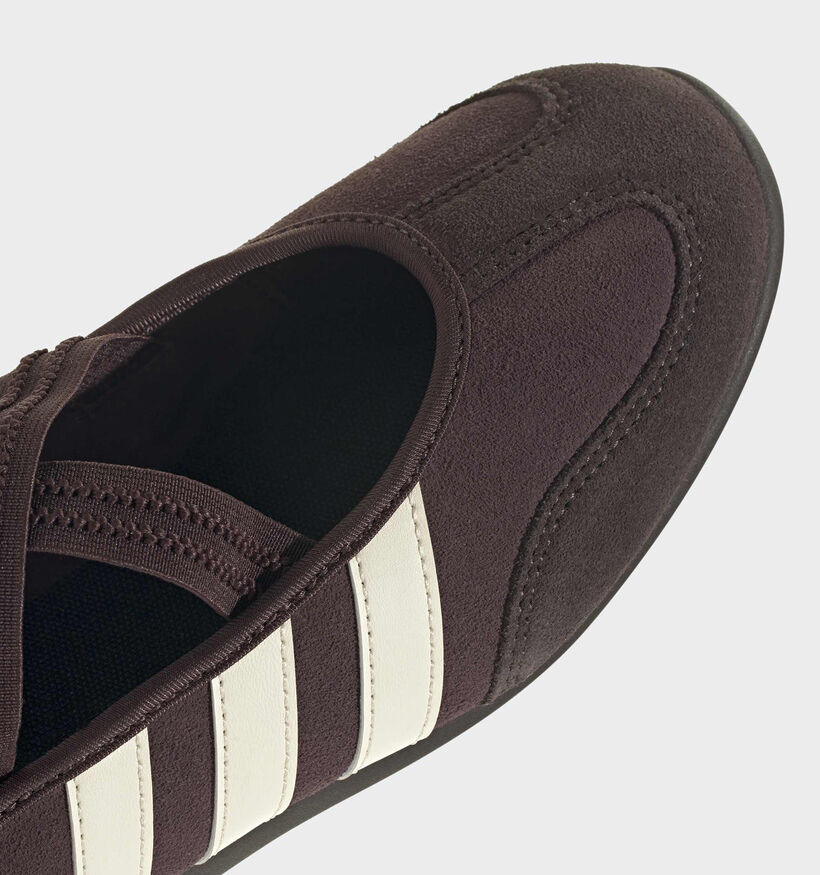 adidas Barreda Mary Jane Donkerbruine Sneakerina's voor dames (375358) - geschikt voor steunzolen