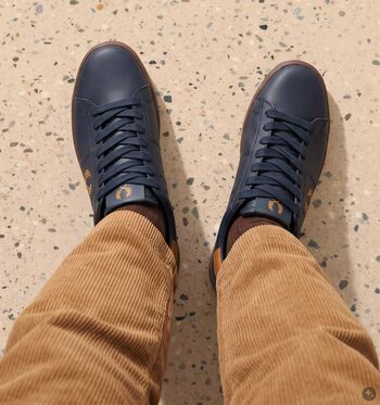 Fred Perry Low Sneakers Blauw