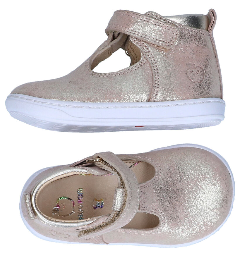 Shoo Pom Bouba Up Sandal Chaussures en Or pour filles (288581) - pour semelles orthopédiques
