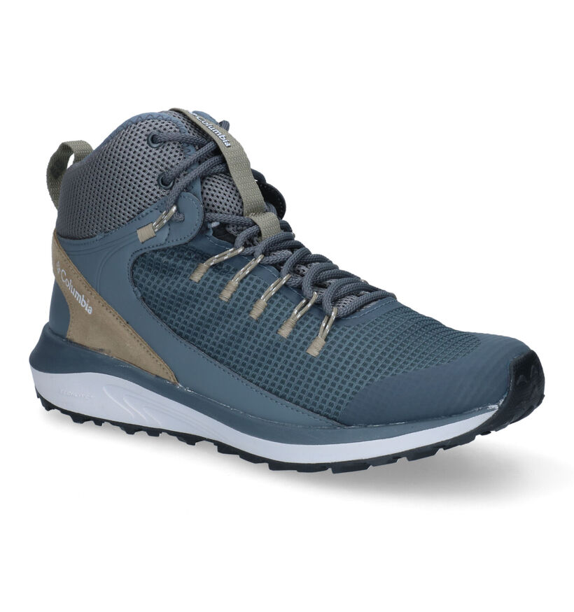 Columbia Trailstorm Bottines en Bleu pour hommes (303286) - pour semelles orthopédiques