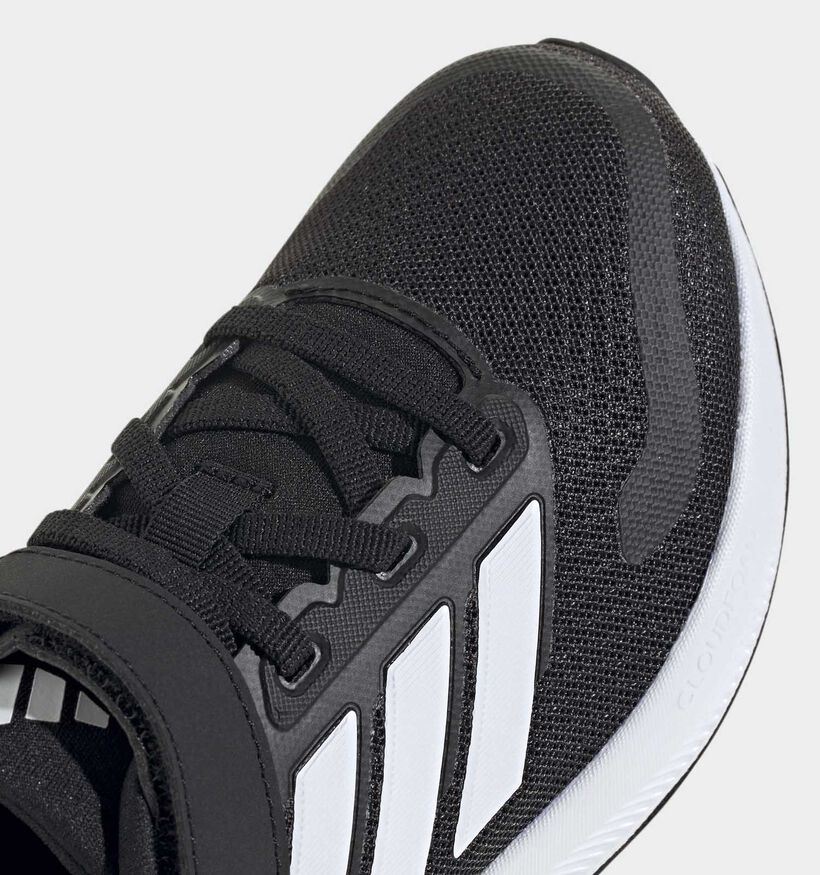 adidas RunFalcon 5 Zwarte Sneakers voor jongens, meisjes (373370) - geschikt voor steunzolen
