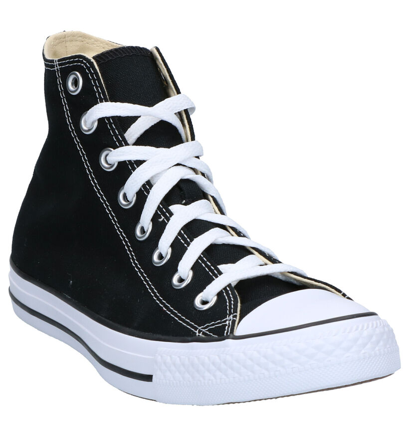 Converse Chuck Taylor All Star Hi Zwarte Sneakers voor dames, heren (361446)