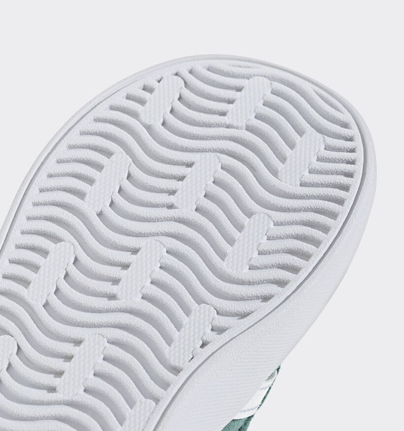 adidas VL Court 3.0 Groene Sneakers voor jongens (365357) - geschikt voor steunzolen