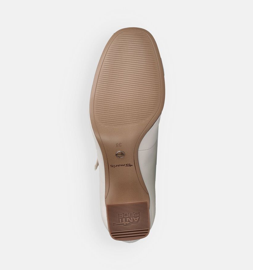 Tamaris Escarpins &agrave; bride en &Eacute;cru pour femmes (367619)