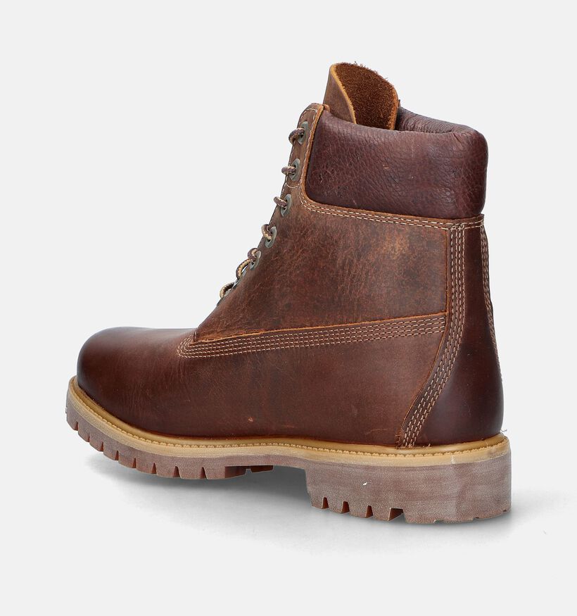 Timberland Inch Premium Cognac Veterboots voor heren (344959) - geschikt voor steunzolen