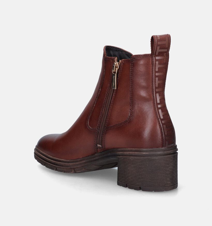 Tamaris Bottines à talons en Cognac pour femmes (346610)