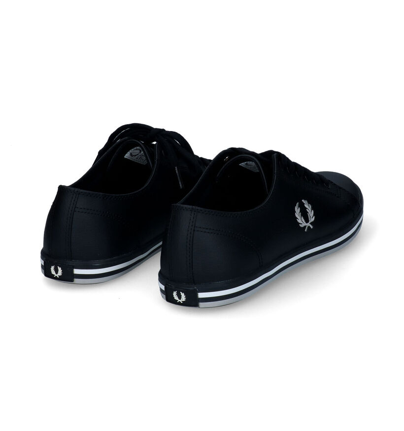 Fred Perry Kingston Baskets en Noir en cuir (304473)