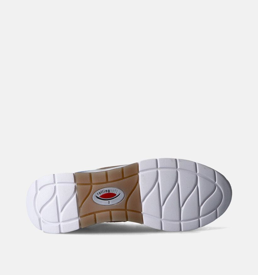 Gabor Rollingsoft Witte Veterschoenen voor dames (352063) - geschikt voor steunzolen