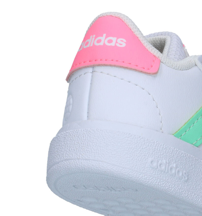 adidas Grand Court 2.0 CF Witte Sneakers voor meisjes (326903)