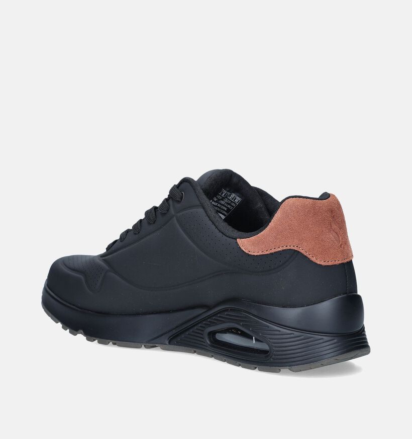 Skechers Uno Suited On Air Zwarte Sneakers voor heren (350322)