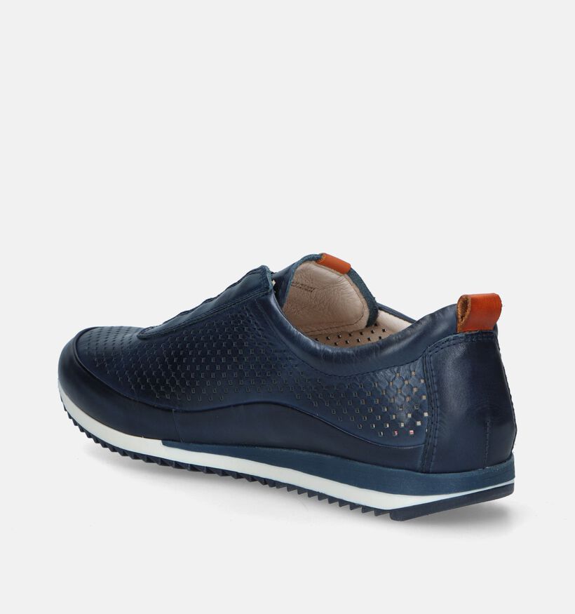 Pikolinos Liverpool Mocassins en Bleu pour hommes (355438) - pour semelles orthopédiques