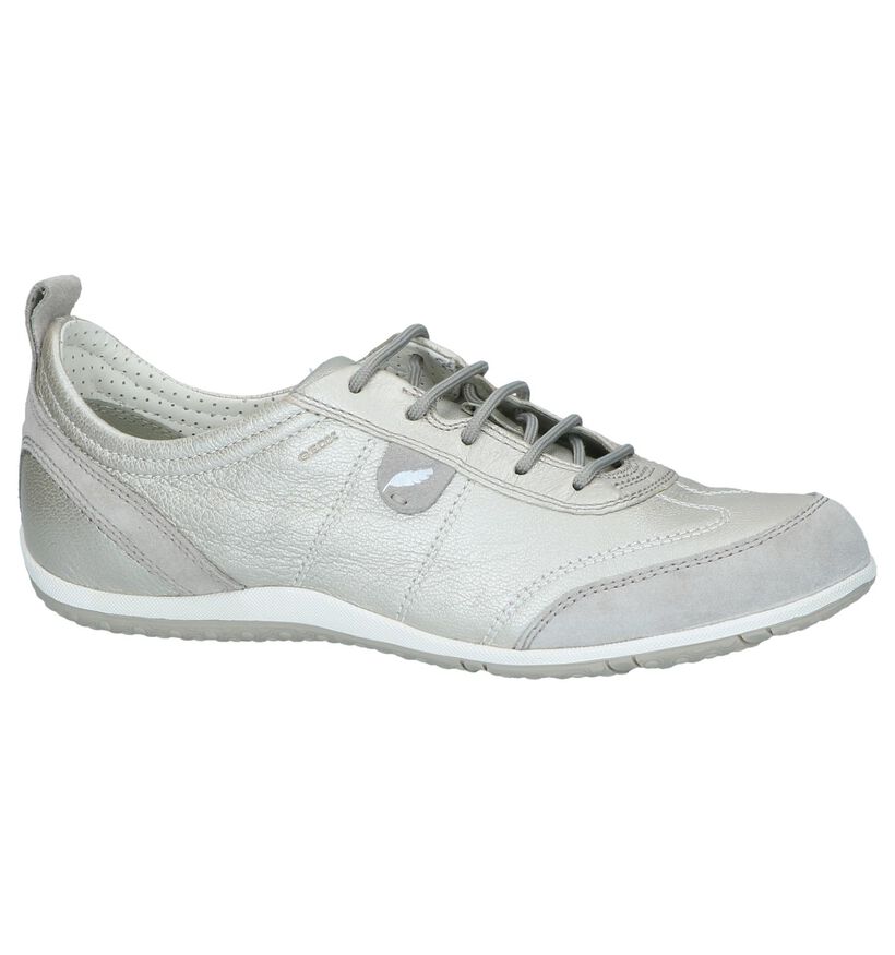 Geox Chaussures à lacets en Or en cuir (241590)