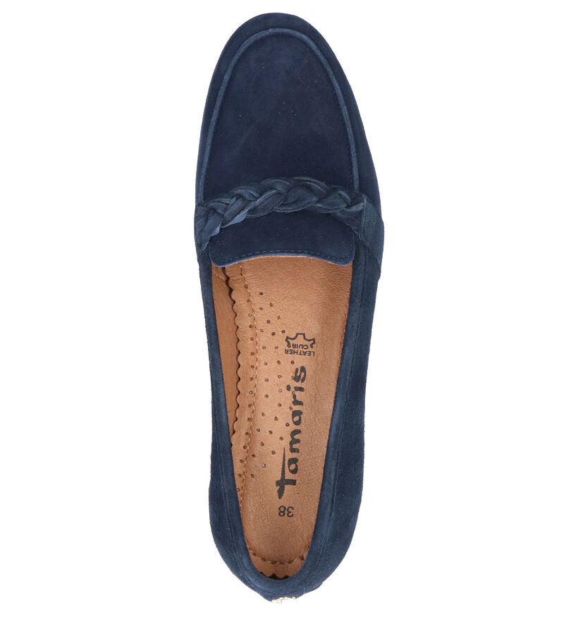 Tamaris Loafers en Bleu foncé en daim (270116)