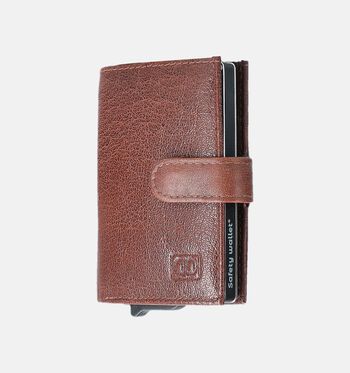 Double-D Portemonnees Goud/Bruin/Zilver