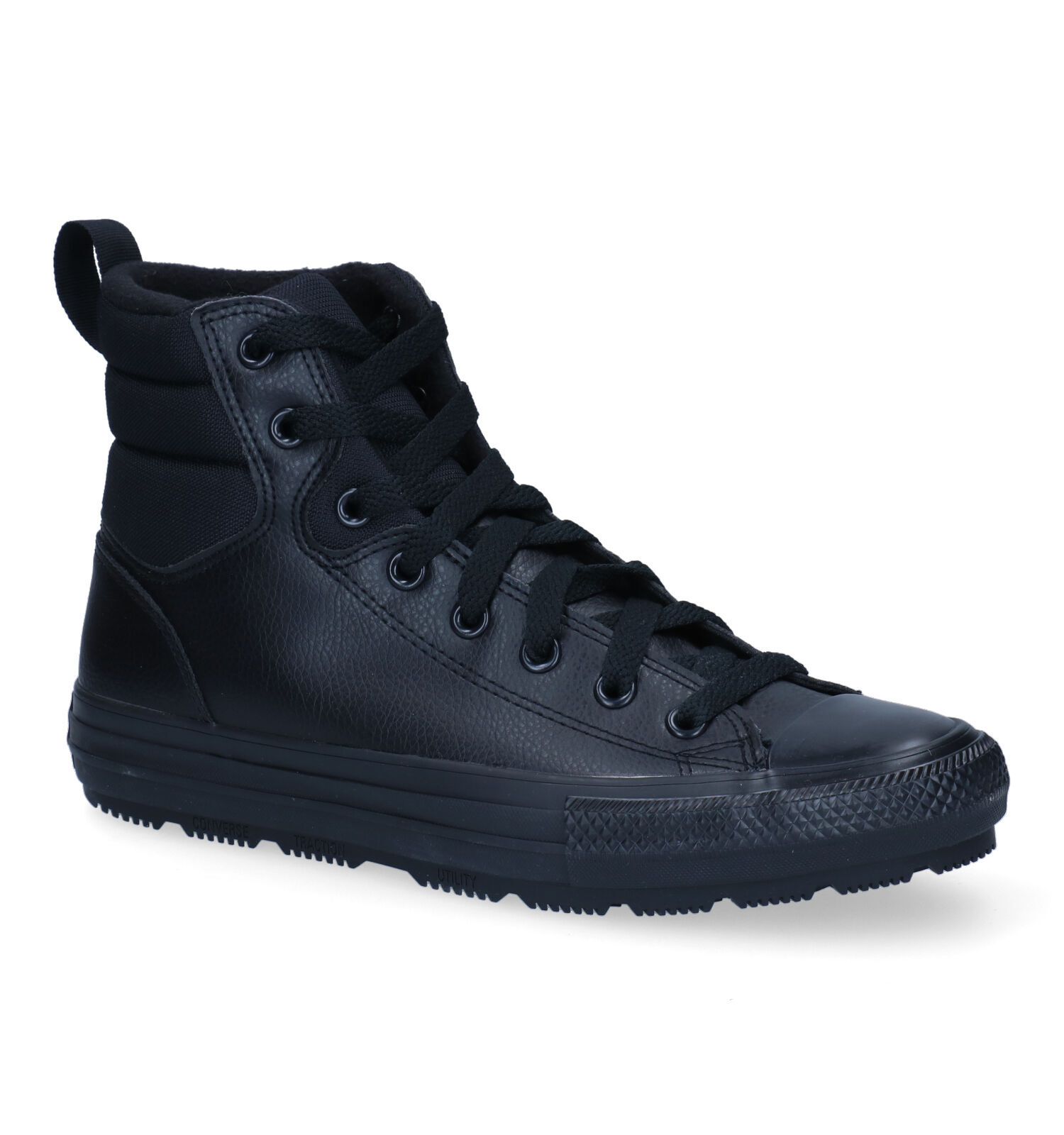 Converse CT All Star Faux Leather Berkshire Boot Baskets en Noir