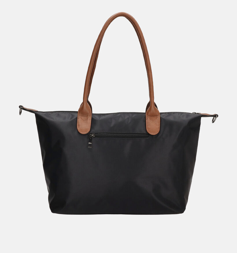 Charm London Zwarte/Cognac Shoppertas voor dames (374390)