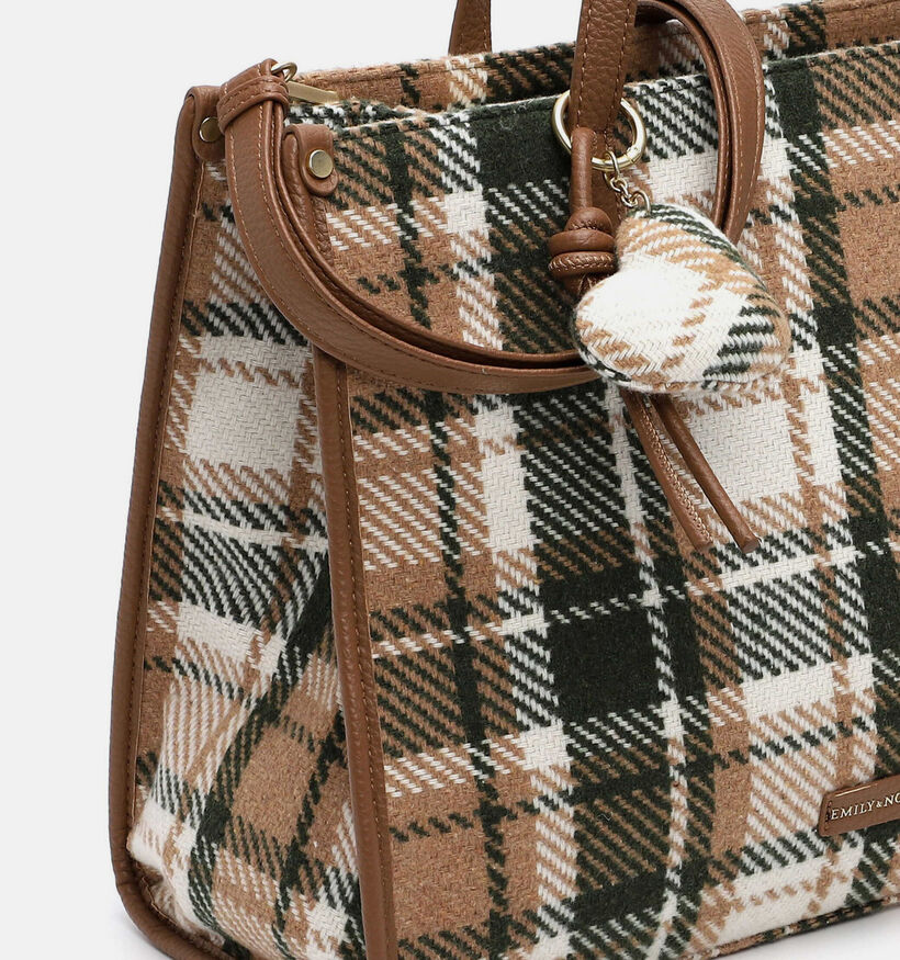 Emily & Noah Levinia Cabas en Marron/Vert pour femmes (378844)
