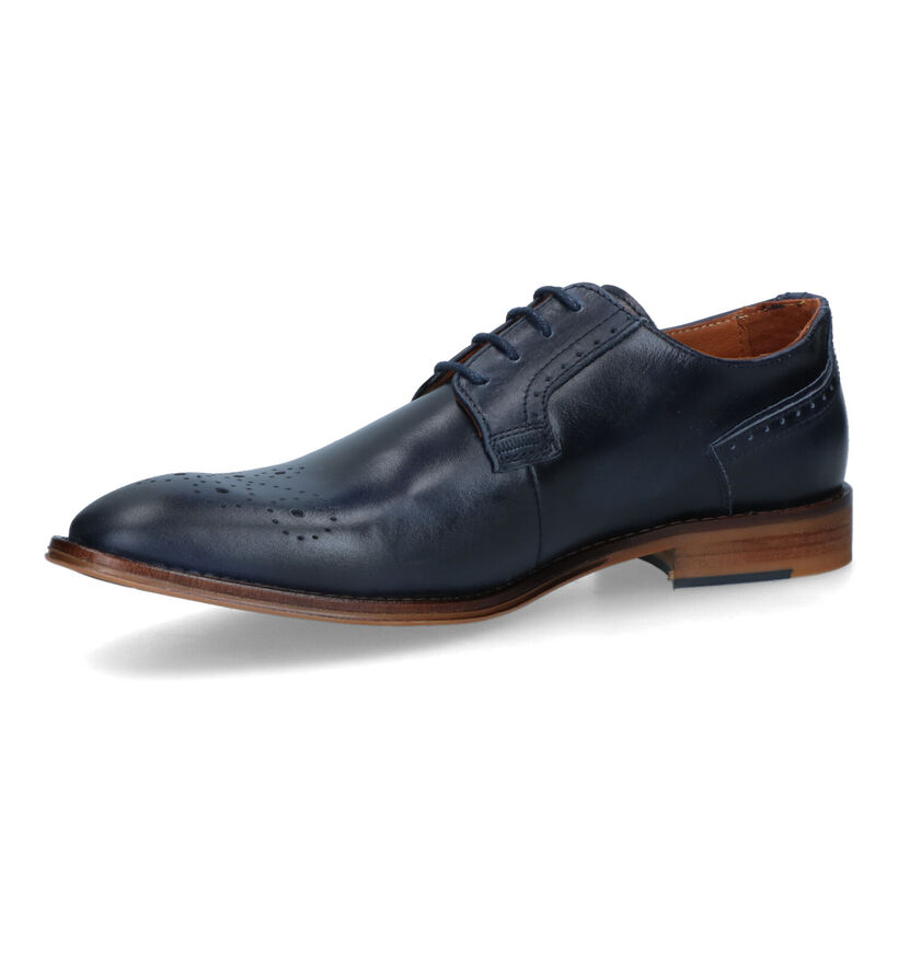 Via Borgo Chaussures classiques en Bleu foncé pour hommes (317300)