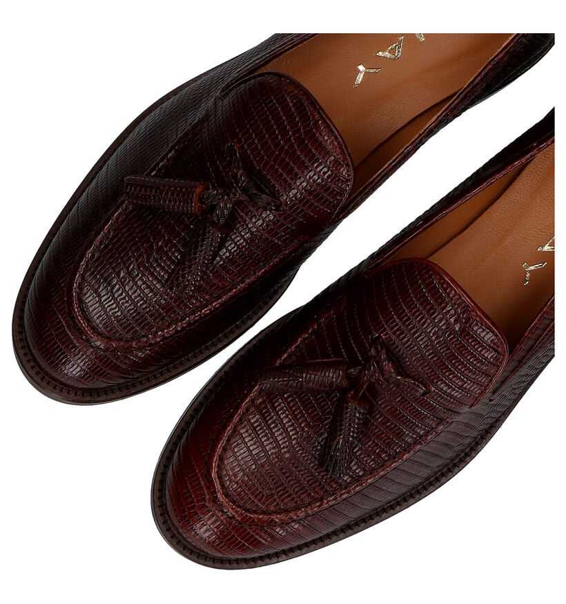 JHay Bruine Loafers in leer (281954)