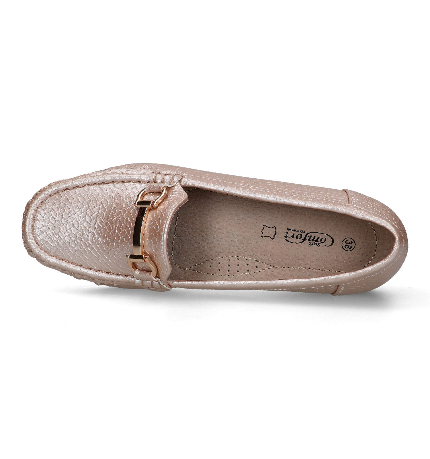 Soft Comfort Rose Gold Mocassins Dames Lage schoenen Online op TORFS.BE