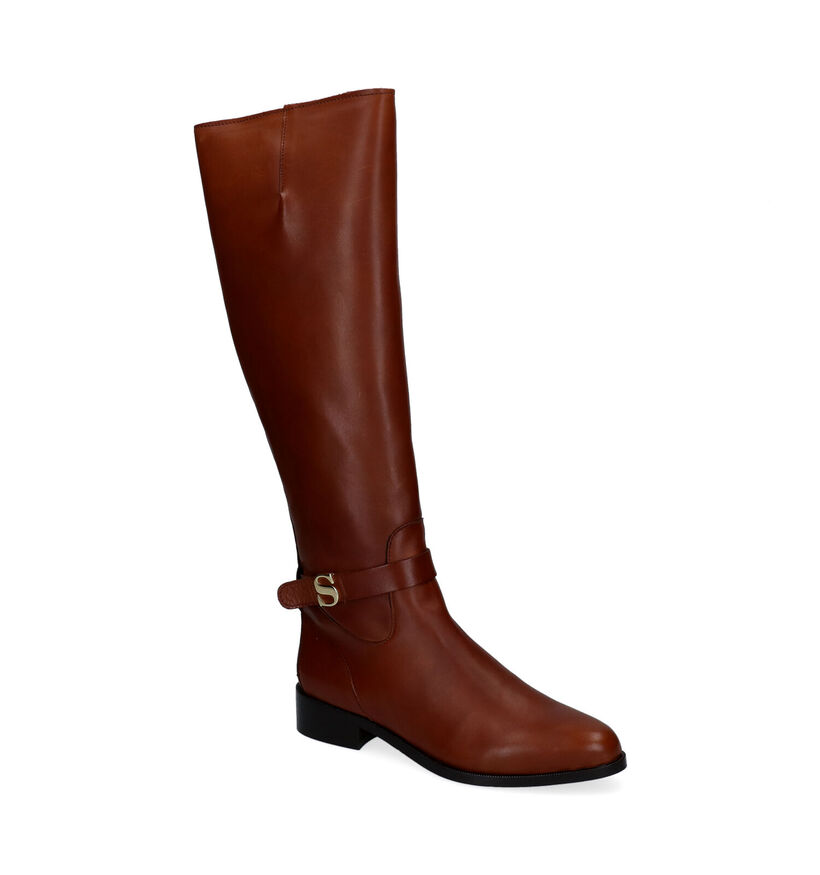 Scapa Bottes hautes en Cognac en cuir (297918)