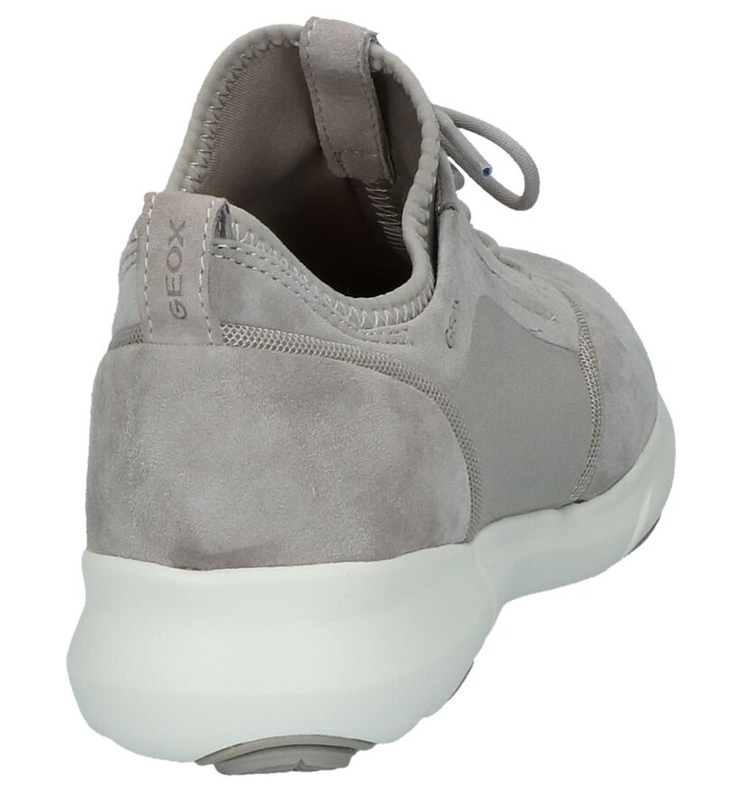 Geox Baskets basses en Gris clair en daim (220211)