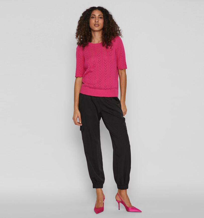 Vila Shelley Pull en Vert pour femmes (323694)