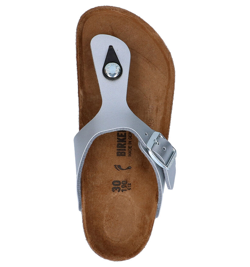 Birkenstock Gizeh BS Witte Teenslippers voor meisjes (338081)