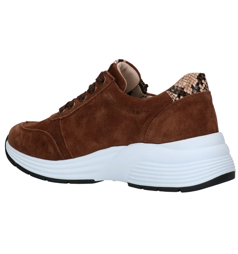 Remonte Bruine Sneakers in daim (277635)