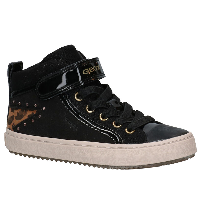 Geox Kalispera Baskets en Noir en simili cuir (295242)