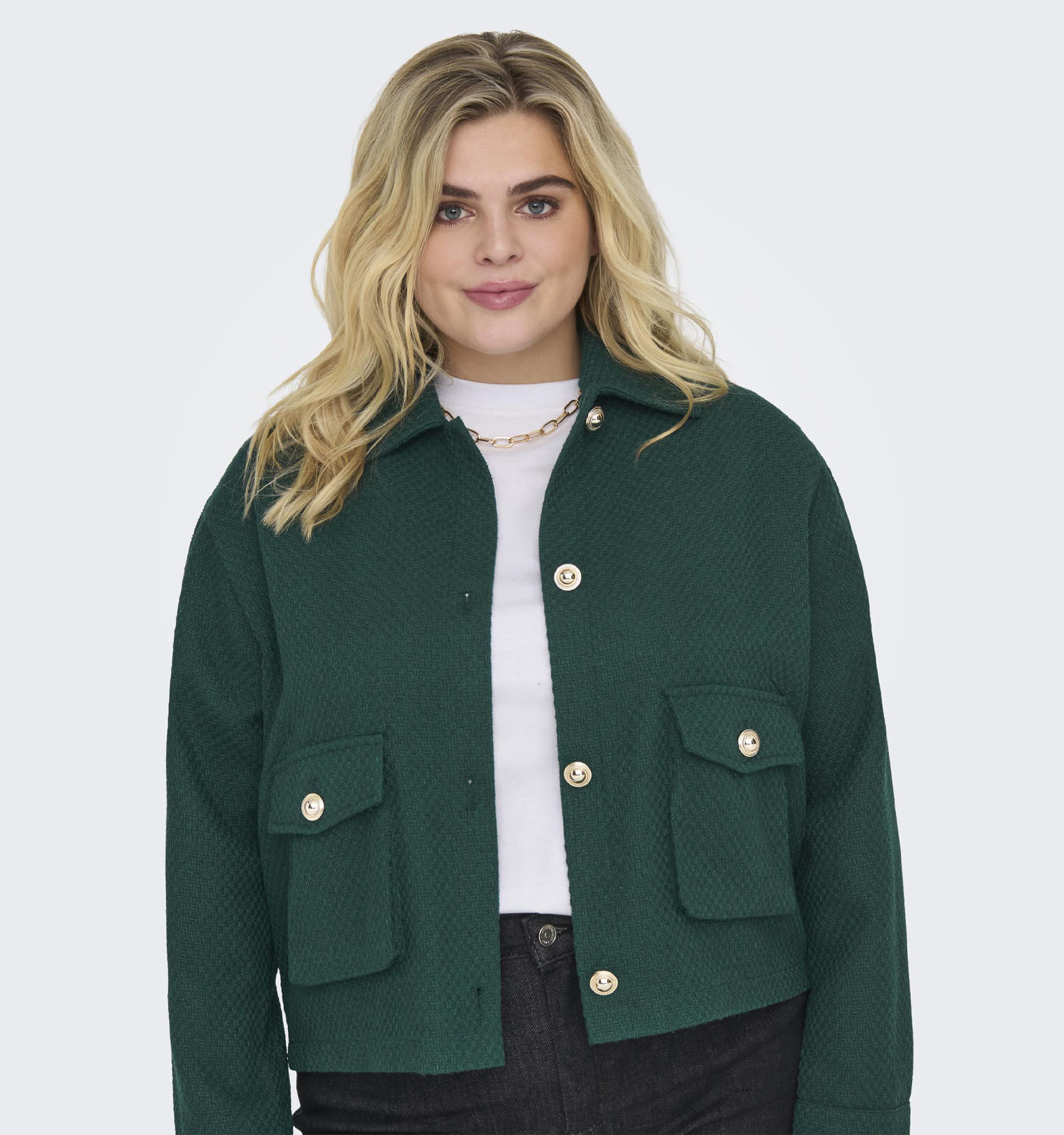 Manteau only laine bouclée clearance