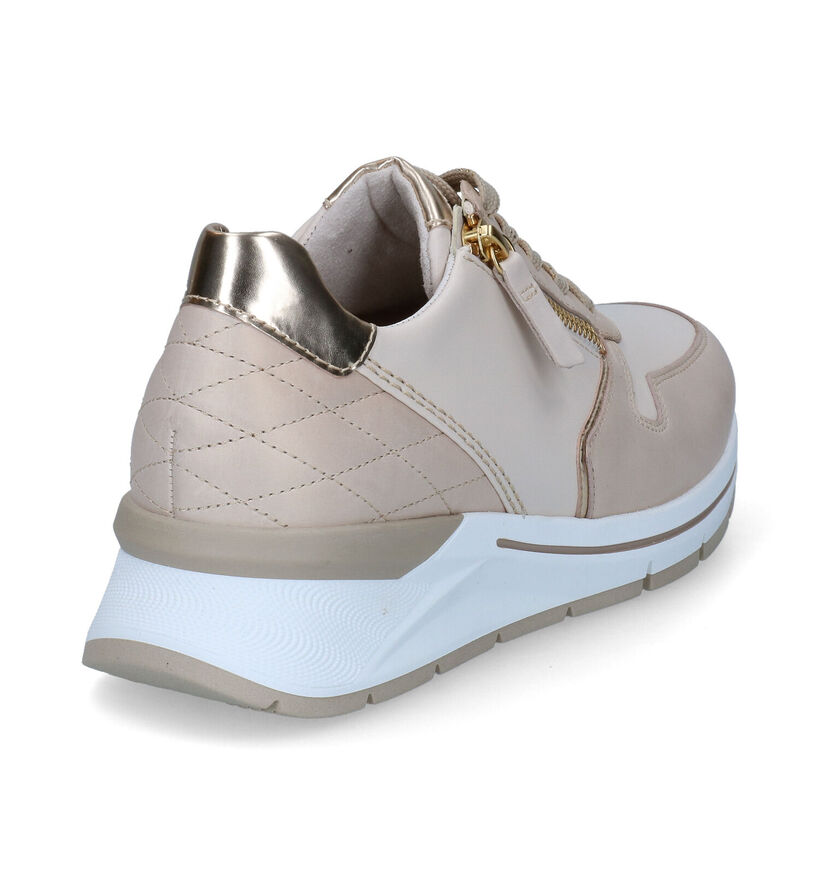 Gabor OptiFit Beige Sneakers in leer (306188)