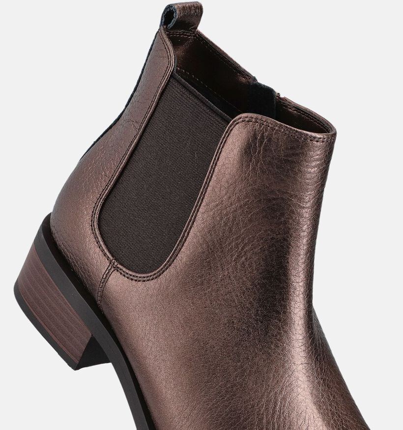 Regarde le Ciel Bottines plates en Brun foncé pour femmes (365546)