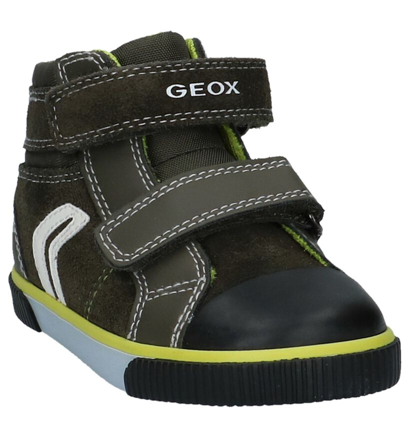 Geox Donkergrijze Babyschoentjes in daim (223174)