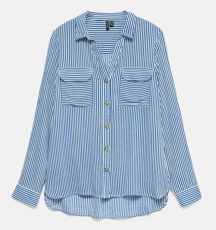 Vero Moda Bumpy Blouse en Bleu pour femmes (369432)