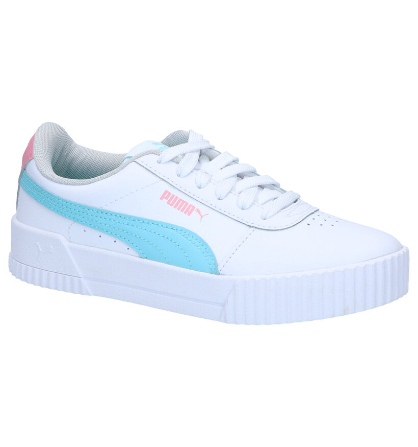 Puma Carina Witte Sneakers in kunstleer (276747)