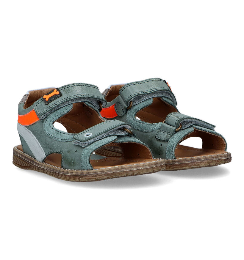 STONES and BONES Drops Groene Sandalen voor jongens (322127)