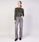 JDY Felina Grijze Straight Leg Jeansbroek voor dames (362425)