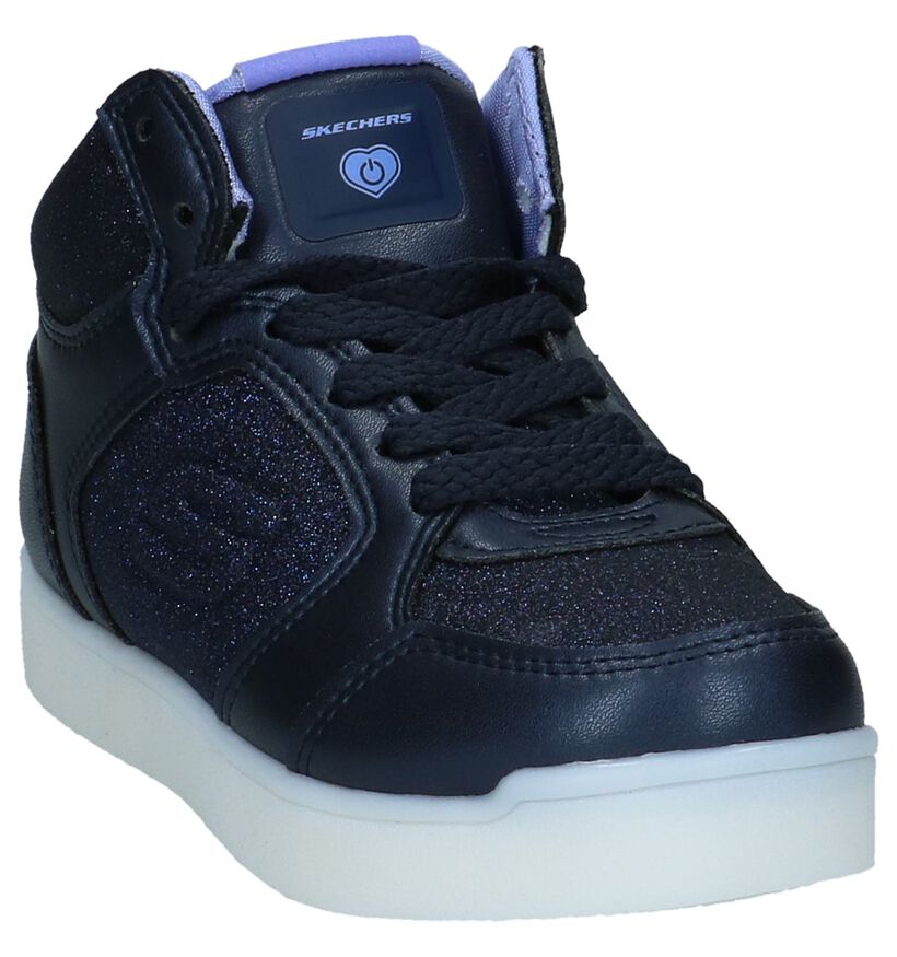 Skechers Baskets basses en Or en simili cuir (222866)