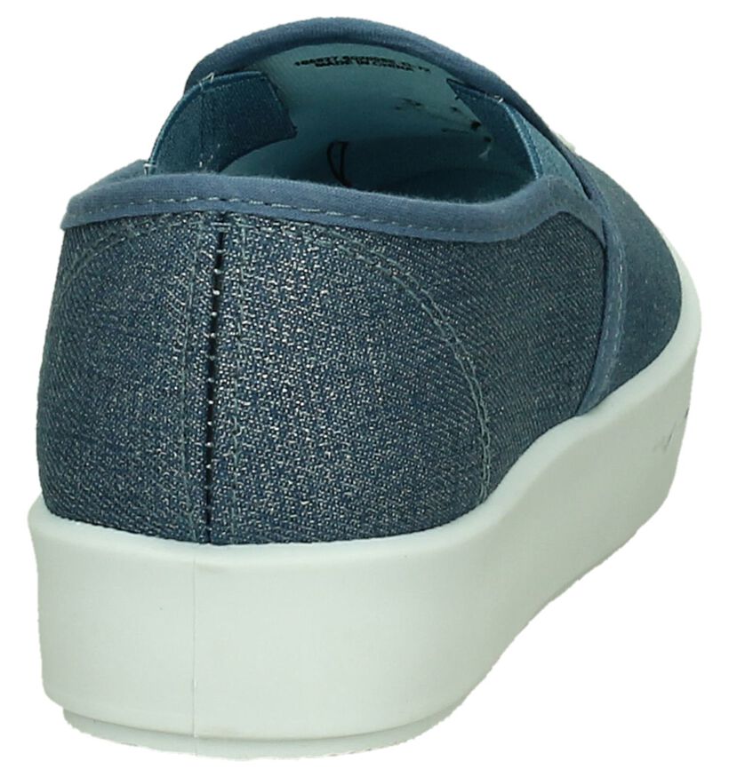 Blink Baskets slip-on en Bleu en textile (196076)