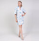 Minus Misja Skyway Blue Ecru/Blauwe Jurk voor dames (371824)