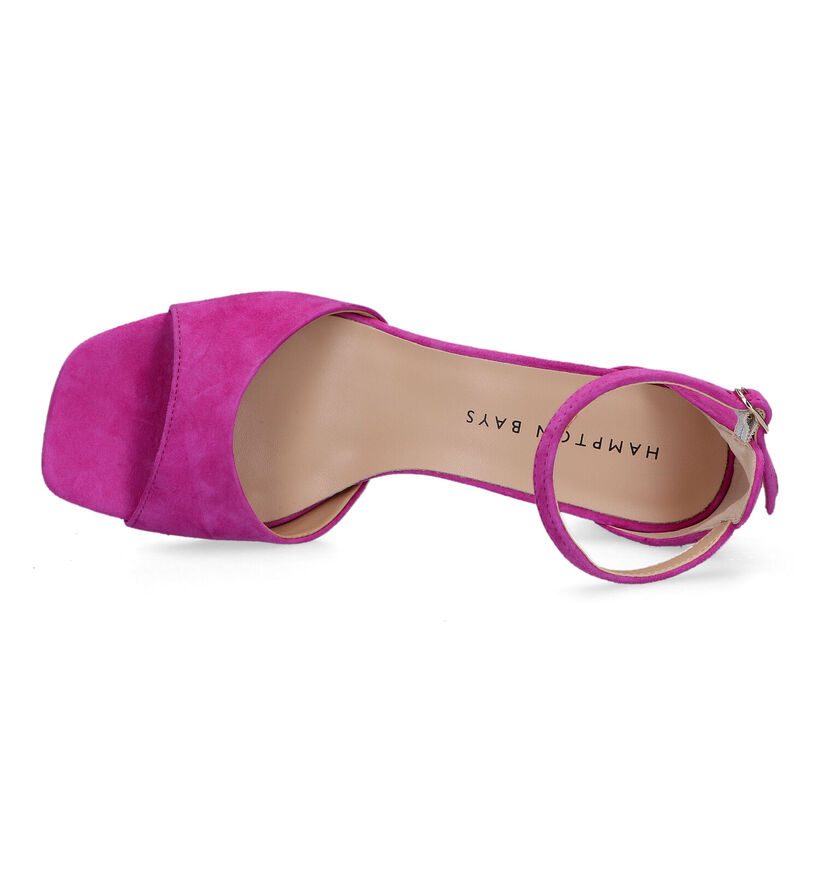 Hampton Bays Sandales avec talon fermé en Fuchsia pour femmes (324187)