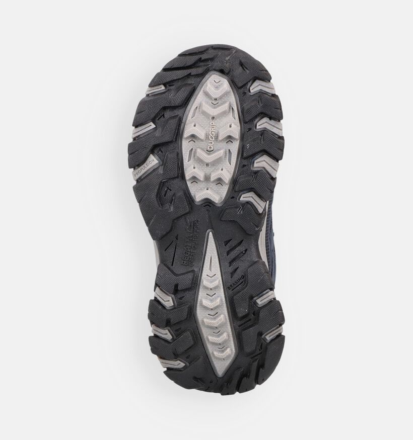 Regatta HolcombeIII Bt Jnr Chaussures de randonn&eacute;e en Bleu pour gar&ccedil;ons (361303) - pour semelles orthop&eacute;diques