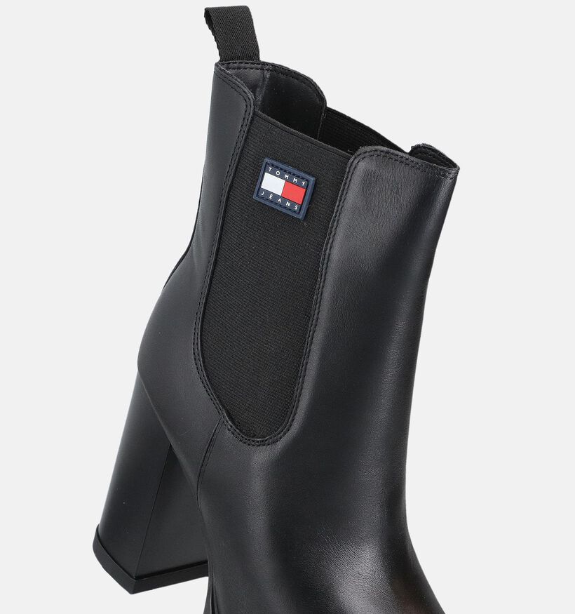 Tommy Hilfiger Jeans Bottines à talons en Noir pour femmes (362364)